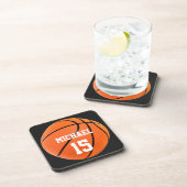 Basketball Jouw naam Bier Onderzetter