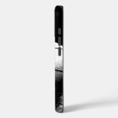 Basketball Jouw naam Black White Red Case-Mate iPhone Case (Achterkant / Links)