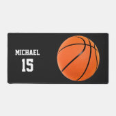 Basketball Jouw naam Bureaumat (Voorkant)