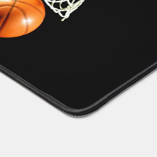 Basketball Jouw naam Bureaumat (Hoek)