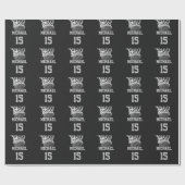 Basketball Jouw naam Cadeaupapier (Vlak)