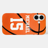 Basketball Jouw naam  Case-Mate iPhone Case (Achterkant (horizontaal))