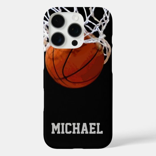 Basketball Jouw naam Case-Mate iPhone Case (Achterkant)