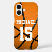 Basketball Jouw naam  Case-Mate iPhone Case (Achterkant)