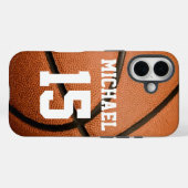 Basketball Jouw naam  Case-Mate iPhone Case (Achterkant (horizontaal))