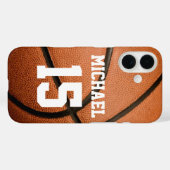 Basketball Jouw naam Case-Mate iPhone Case (Achterkant (horizontaal))