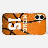 Basketball Jouw naam Case-Mate iPhone Case (Achterkant (horizontaal))