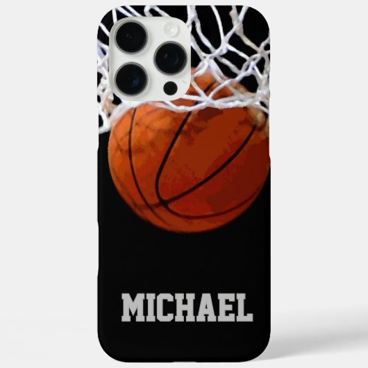 Basketball Jouw naam Case-Mate iPhone Case (Achterkant)