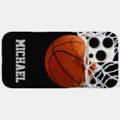 Basketball Jouw naam Case-Mate iPhone Case (Achterkant (horizontaal))