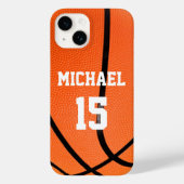 Basketball Jouw naam Case-Mate iPhone Case (Achterkant)
