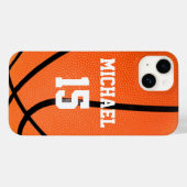 Basketball Jouw naam Case-Mate iPhone Case (Achterkant (horizontaal))