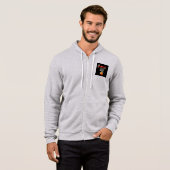 Basketball Jouw naam Hoodie (Voorkant volledig)