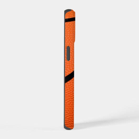 Basketball Jouw naam iPhone 15 Case (Rechterkant)