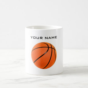 Basketball Jouw naam Koffiemok