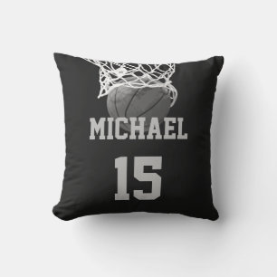 Basketball Jouw naam Kussen