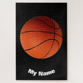 Basketball Jouw naam Legpuzzel (Verticaal)