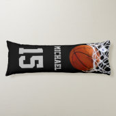 Basketball Jouw naam Lichaamskussen (Voorkant)