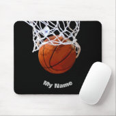 Basketball Jouw naam Muismat (Met muis)