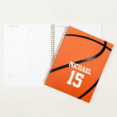 Basketball Jouw naam Planner (Display)