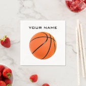 Basketball Jouw naam Servet (Insitu)