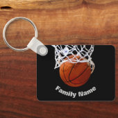 Basketball Jouw naam Sleutelhanger (Achterkant)
