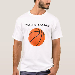 Basketball Jouw naam T-shirt