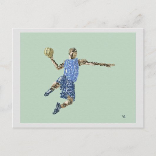 #Basketball #Jump Briefkaart (Voorkant)