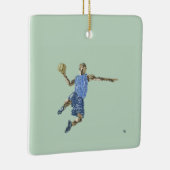#Basketball #Jump Keramisch Ornament (Rechts)