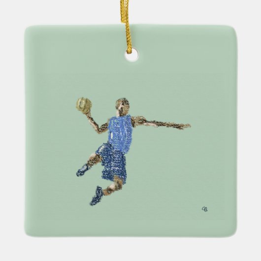 #Basketball #Jump Keramisch Ornament (Voorkant)