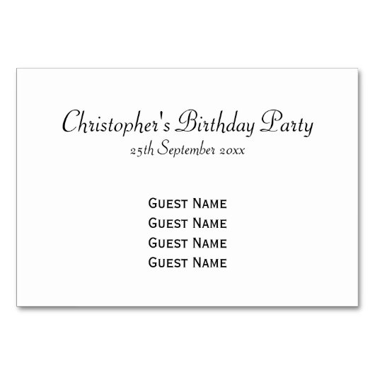 Basketball Kaart (Achterkant)