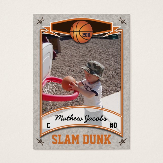 Basketball Kaart (Voorkant)