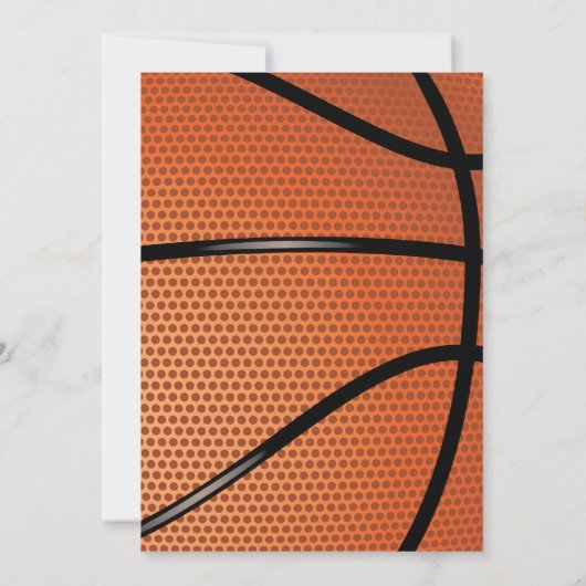 Basketball Kaart (Achterkant)