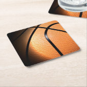 Basketball Kartonnen Onderzetters (Schuin)