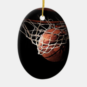 Basketball Keramisch Ornament