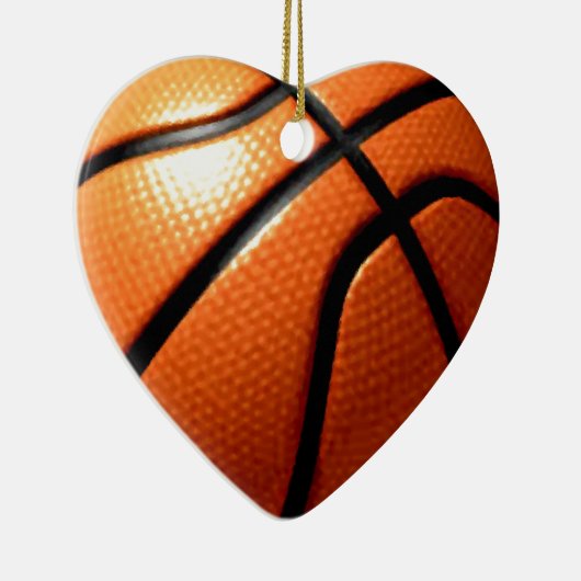 Basketball Keramisch Ornament (Rechts)