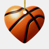 Basketball Keramisch Ornament (Voorkant)