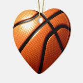 Basketball Keramisch Ornament (Links)