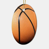 Basketball Keramisch Ornament (Links)