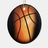 Basketball Keramisch Ornament (Links)