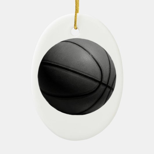 Basketball Keramisch Ornament (Voorkant)