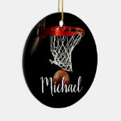 Basketball Keramisch Ornament (Rechts)