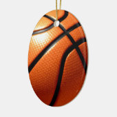 Basketball Keramisch Ornament (Links)