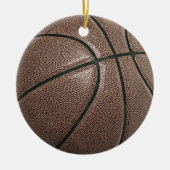 Basketball Keramisch Ornament (Voorkant)
