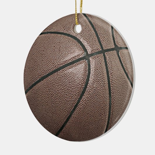 Basketball Keramisch Ornament (Links)