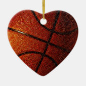 Basketball Keramisch Ornament (Voorkant)