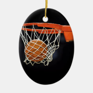 Basketball Keramisch Ornament