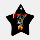 Basketball Keramisch Ornament (Rechts)