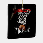 Basketball Keramisch Ornament (Rechts)