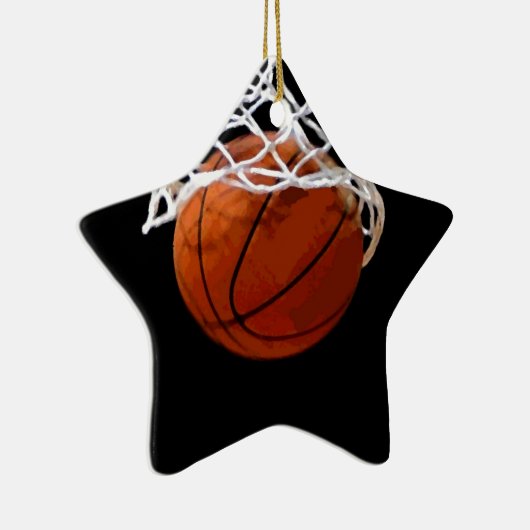 Basketball Keramisch Ornament (Rechts)