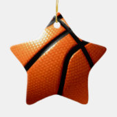 Basketball Keramisch Ornament (Voorkant)